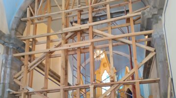 Work on the Capillita del Rosario Chapel is 40% complete