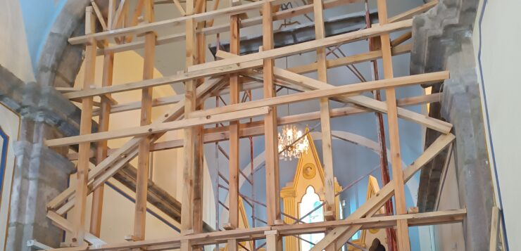 Work on the Capillita del Rosario Chapel is 40% complete