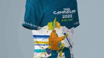 La Sayaca featured on "Ultra Trail Campanaria" t-shirts