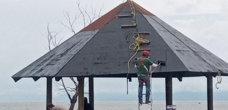 A 'facelift' and maintenance for the Malecon pier