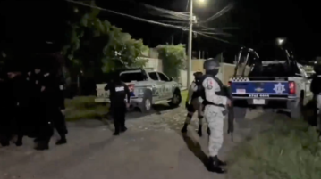 Gunfire rang out in Riberas del Pilar for nearly two hours
