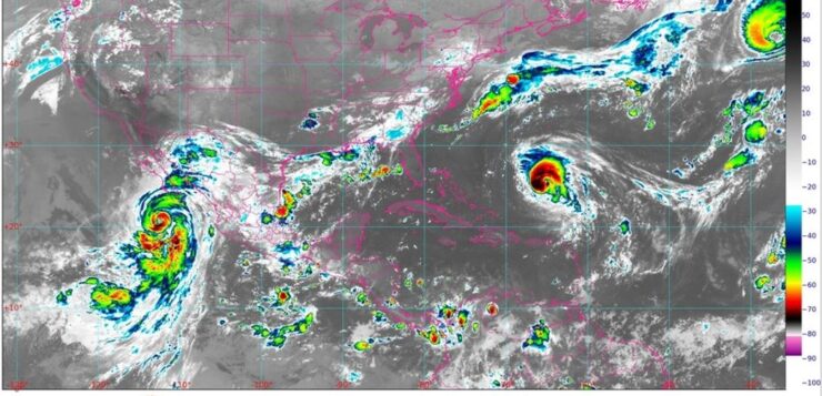 Hurricane Kay intensifies to a category 2 storm