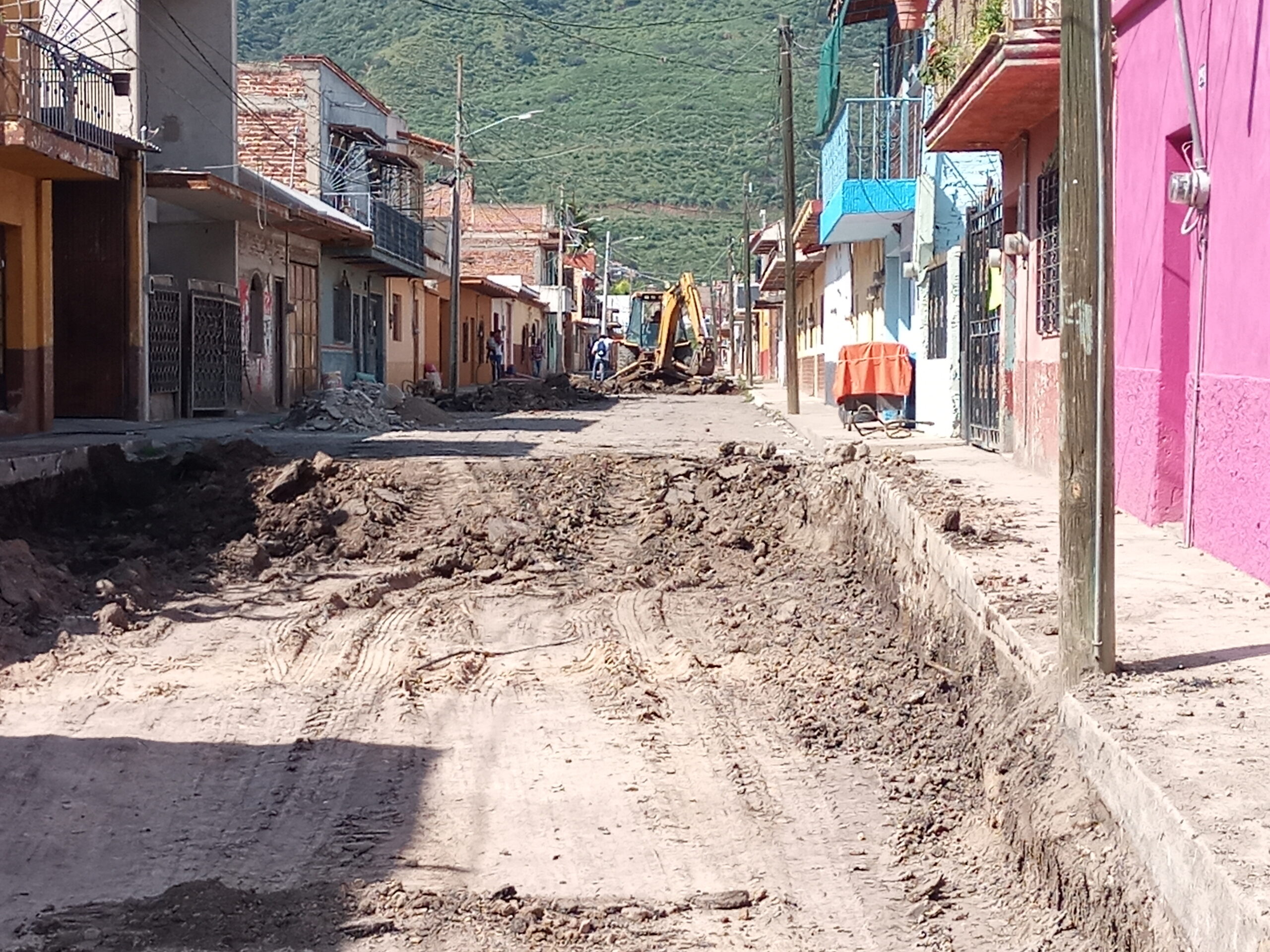 Repairs begin on Guadalupe Victoria Street