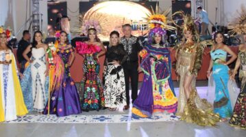 Miss Jocotepec 2022 candidates show Mexican pride