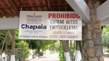 Vehicles prohibited in La Cristianía Park