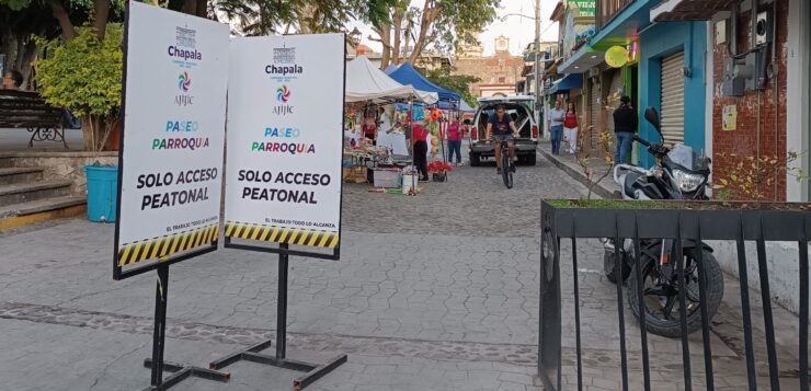 Citizens complain of poor organization in the new Paseo Parroquia