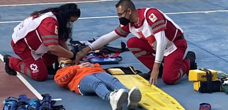 Red Cross Chapala training at the Terranova Institute in Ajijic