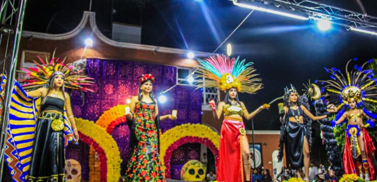 The second stage of the contest featured a parade through the main streets of San Juan Cosalá