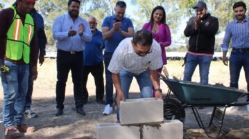 First stones laid for Camino Real park