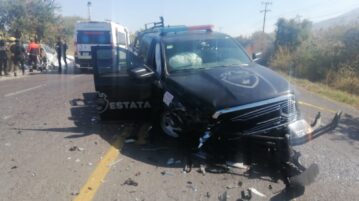 State patrol car collides with private vehicle Collision occurred in municipality of Jocotepec