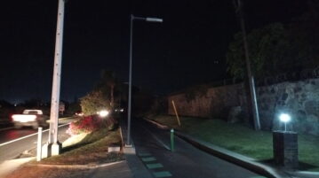 Cycle path delivered – but without lighting Darkness between San Juan Cosalá and Jocotepec