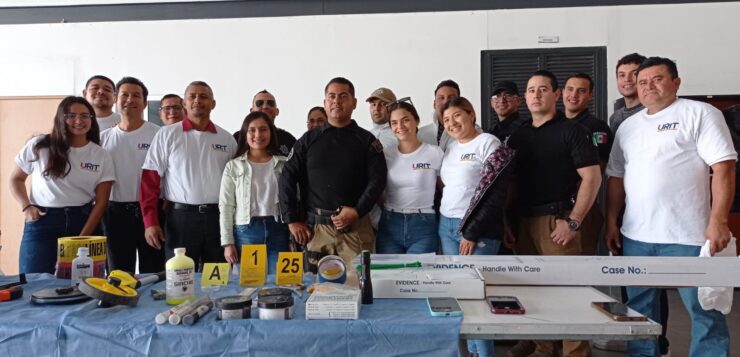 URIT Chapala Criminal Law students attend training in Zapopan The demo was given by a crime specialist team