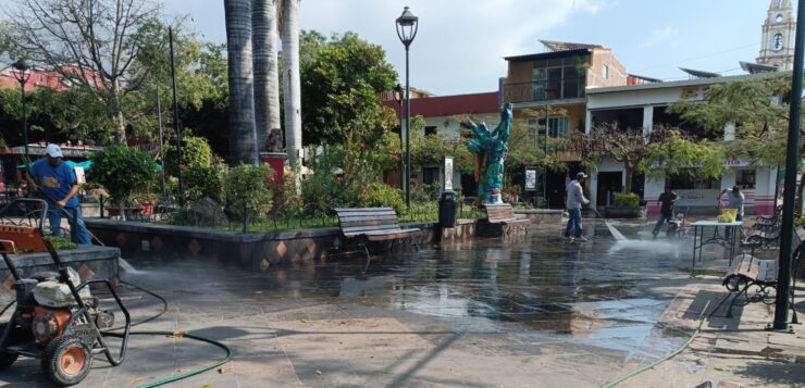 Ajijic's plaza and streets get a 'facelift' after patron saint celebrations