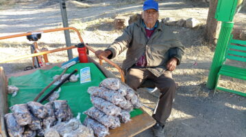 At 82, Don Manuel still sells peanuts on the roadside