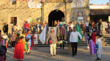 The St. Gaspar neighborhood celebrated its patron saint for the first time