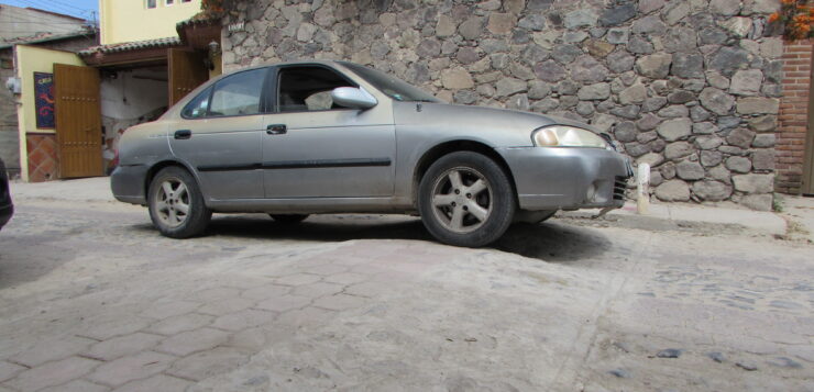 Speed bumps placed on the paving stone path in Ajijic cause a stir