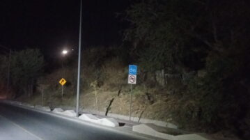 Bike path lights still out in Jocotepec with no date for repair