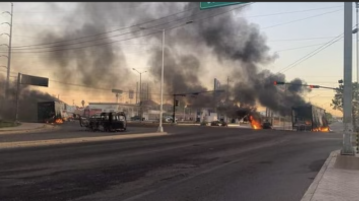 Culiacán dawns with narco-blockades Violence due to arrest of "big fish"