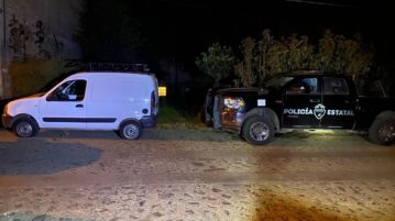 Shot up vehicle loaded with drugs seized in Mazamitla