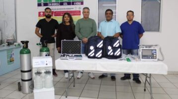 Medical equipment delivered to the Jocotepec Municipal Clinic