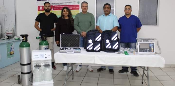 Medical equipment delivered to the Jocotepec Municipal Clinic