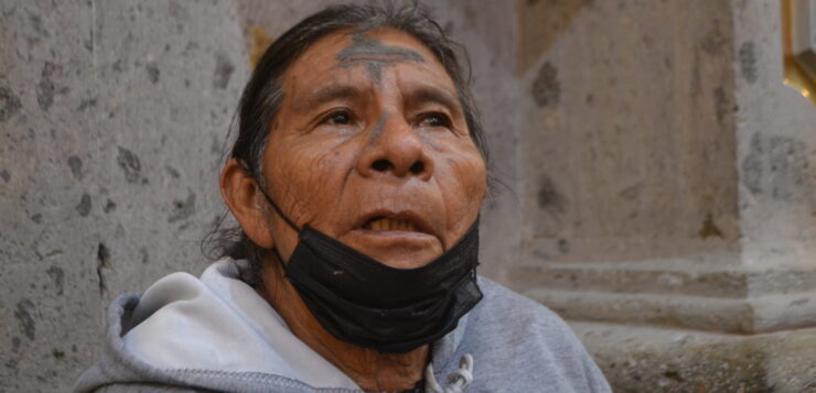 Parishioners receive ashes in Chapala but attendance down