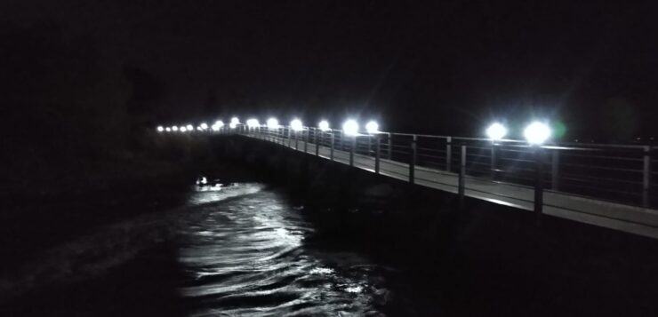 Lights repaired on San Antonio Tlayacapan's boardwalk