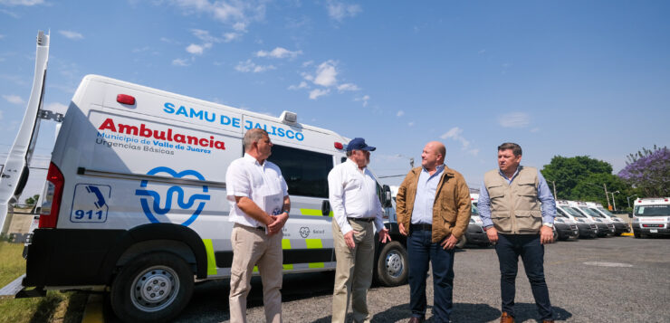 Jalisco municipalities have a total of 759 public ambulances