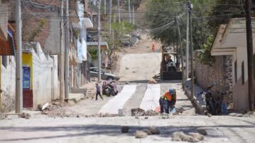 Work on Josefa Ortíz Street is moving forward