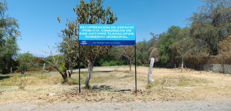 Improvements made to San Antonio Tlayacapan malecón