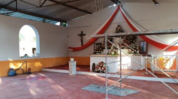 Work progresses at La Canacinta’s Chapel