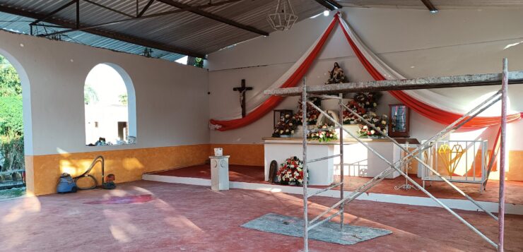 Work progresses at La Canacinta’s Chapel