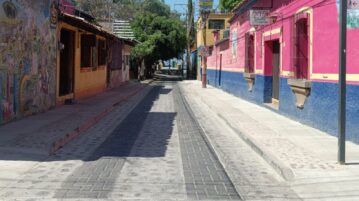 Calle Morelos renovation is complete switch widened sidewalks