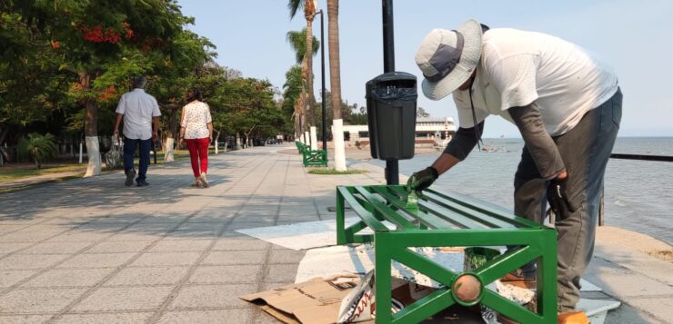 Beautification of Ajijic's Malecón to be completed in two weeks