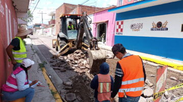 Major repair project on a stretch of Jocotepec’s José Santana Street