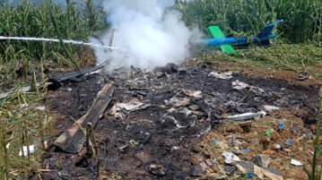 Helicopter crash in Tuxpan cornfield kills four