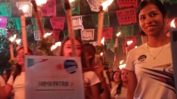 Jocotepec continues its tradition of the Patriotic Torch