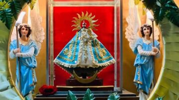 PHOTONOTE: Novena to the Virgin of the Rosary held in Jocotepec