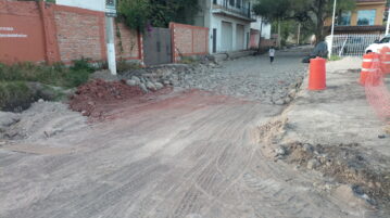 Colón Street work still in progress in Nextipac