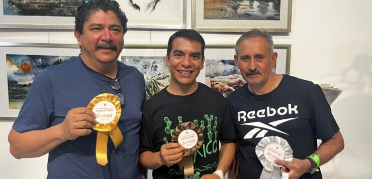 Efren Gonzalez wins first place in international watercolor contest