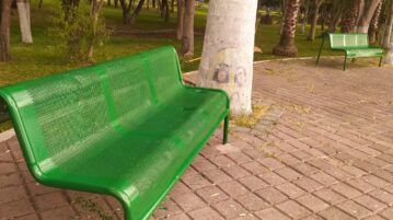 Citizens pitched in to beautify benches on El Chante boardwalk