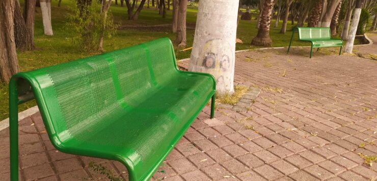 Citizens pitched in to beautify benches on El Chante boardwalk