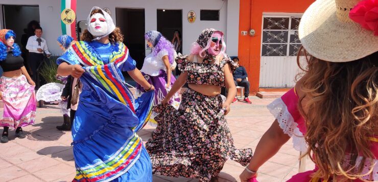 The Fiestas Patrias are celebrated in San Antonio Tlayacapan