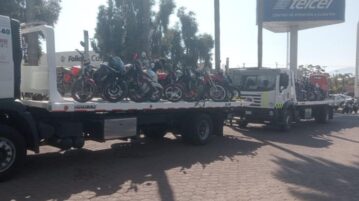 Motorcycles seized during State Security Secretariat operation