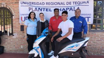 University raffles motorbikes to motivate students