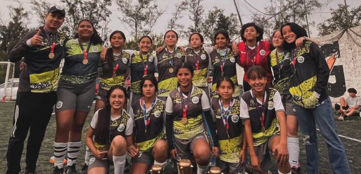 Ribera de Chapala teenagers triumph in Guadalajara women's soccer