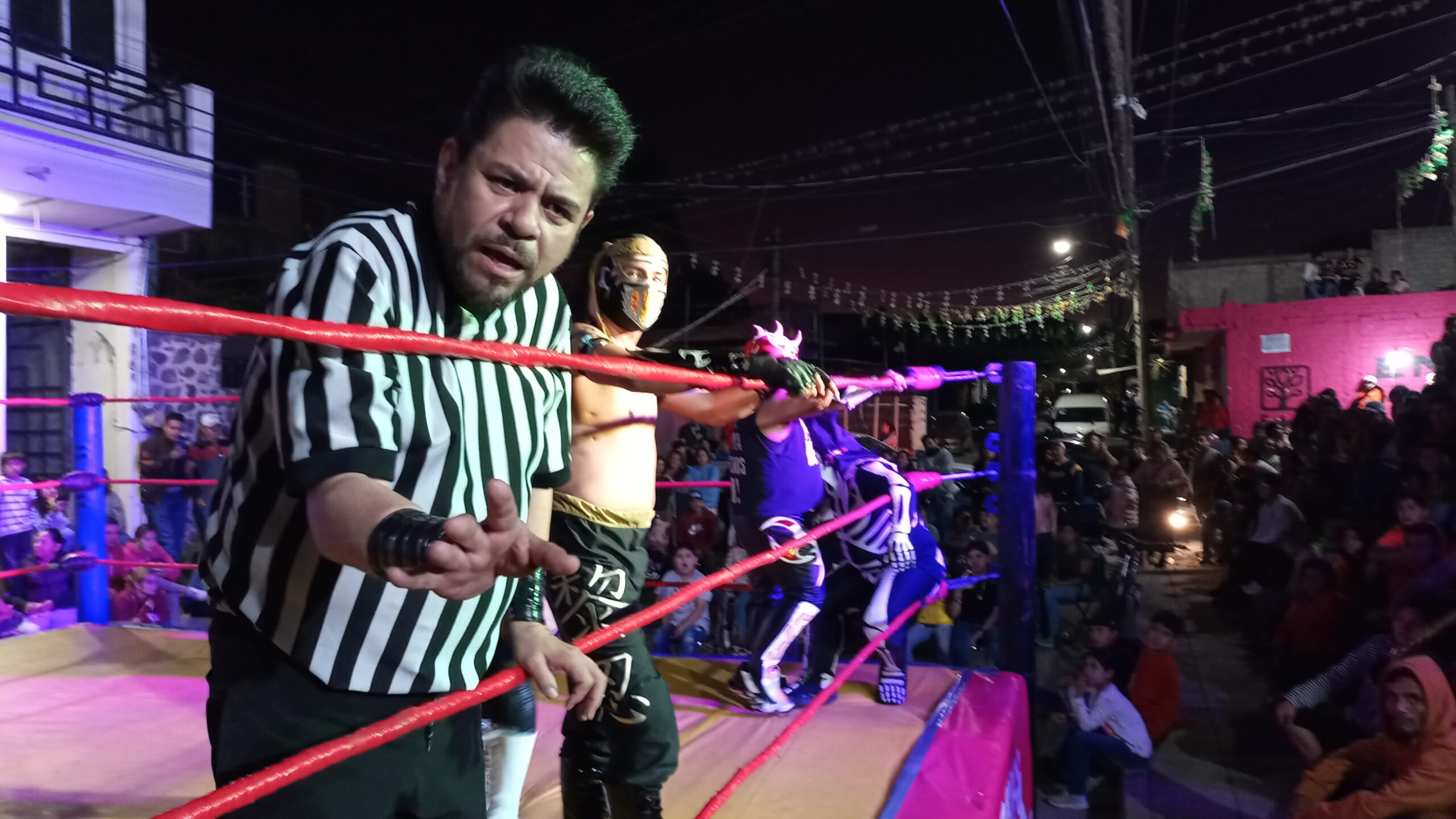 Wrestling returns to Jocotepec in Nextipac