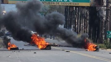 "Citizens" demand departure of National Guard in Ocotlán