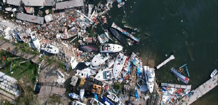 Sunken boats clutter and contaminate Acapulco’s beaches after Hurricane Otis