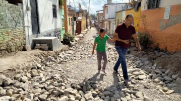 No workers or end to construction on Iturbide Street